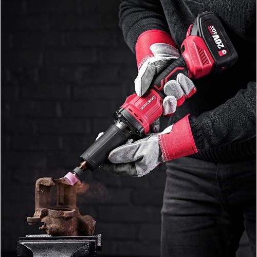 Akumuliatorinis mini tiesinis šlifuoklis 6mm 20V LI-ION