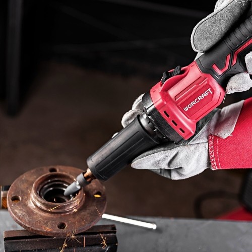 Akumuliatorinis mini tiesinis šlifuoklis 6mm 20V LI-ION