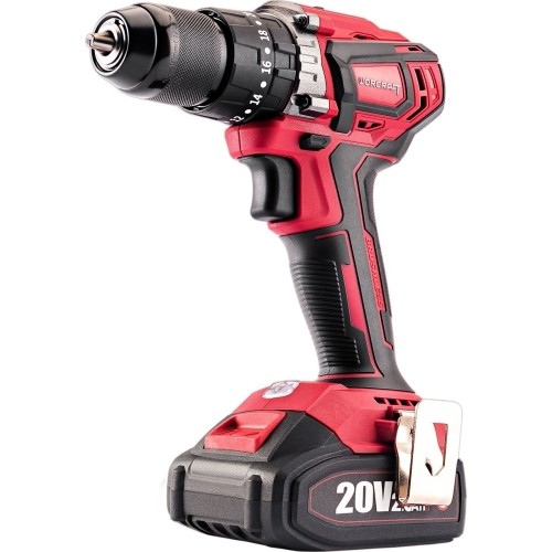 Li-ion Cordless Driver / Drill 20V with accesory kit 74pcs, 2x2.0Ah