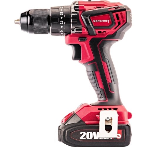 Li-ion Cordless Driver / Drill 20V with accesory kit 74pcs, 2x2.0Ah