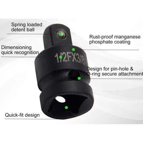 Adapterių smūginių rinkinys 6vnt.