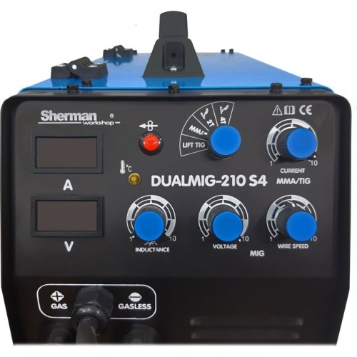 Inverterinis suvirinimo aparatas Sherman DUALMIG 210 S4