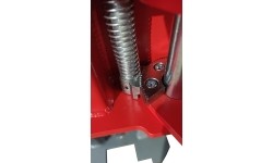 Hidraulinis dviejų kolonų keltuvas su mechaniniais saugumo fiksatoriais 4t 380V, (3 pakopų letenos)