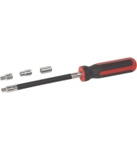 Flexible hose clip nut driver set 4pcs.