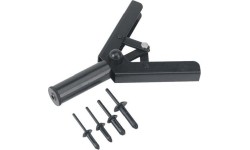 Riveter for plastic rivets with 40 pcs rivets