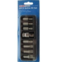 Screwdriver bit set 8pcs. SPLINE