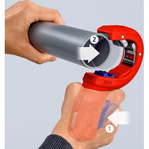 Vamzdžių pjoviklis plonam plastikui 32-50mm KNIPEX DP50