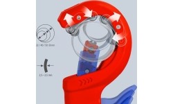 Vamzdžių pjoviklis storam plastikui 32-50mm KNIPEX DPT50