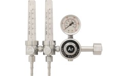 Gas regulator FORBY® CO₂/Argon with two rotameters (EURO nut W21.8)