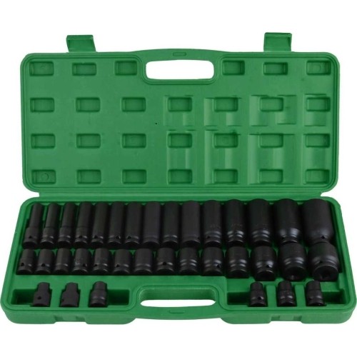 1/2" Dr. Impact socket set 35pcs (8-32mm)