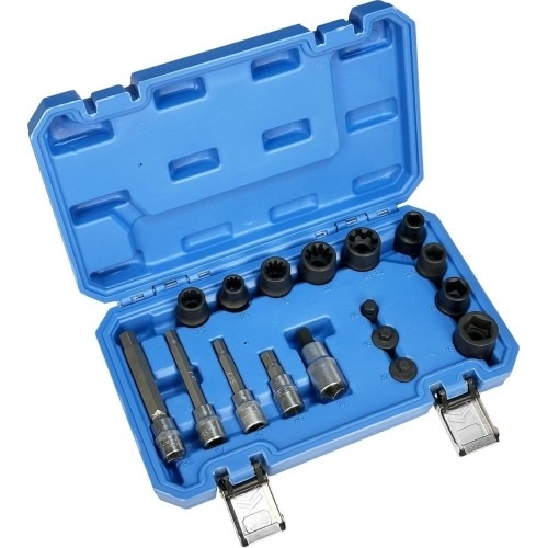 Brake caliper socket and bit socket set 17pcs