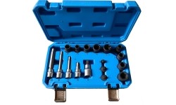 Brake caliper socket and bit socket set 17pcs