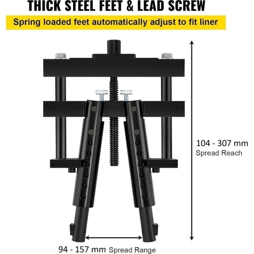 Universalus cilindro indėklo nuėmiklis 2 griebtuvų