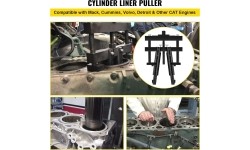 Universalus cilindro indėklo nuėmiklis 2 griebtuvų