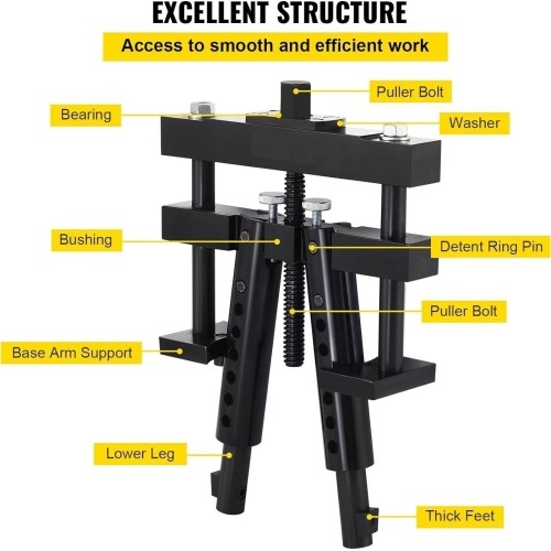 Universalus cilindro indėklo nuėmiklis 2 griebtuvų