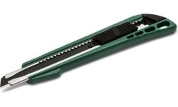 Peilis plastikine rankena su keičiama geležte 9x80mm