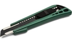 Peilis plastikine rankena su keičiama geležte 18mm 18x100mm