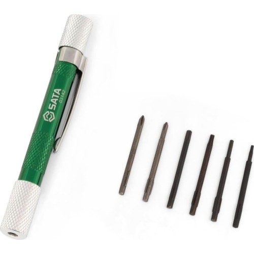 Atsuktuvas su keičiamais antgaliais mini 6vnt. (PH/torx)