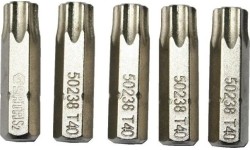 1/4" (6.3mm) Dr TORX bit, 5pcs. - T15 x 25mm
