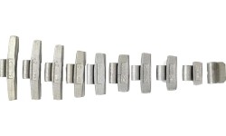 Clip-on weights for steel rim (100pcs) - 10 g