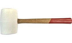 Rubber mallet - 1.1kg, Ø 90mm, L370mm