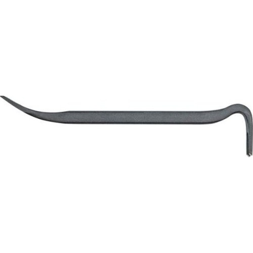 Crow bar with nail groove, square - 400x21x11mm