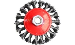 Šepetys vielinis lėkštės tipo, susuktas - Ø 115mm