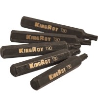 TORX bit set, (10mm) 5pcs - T55 x 75mm