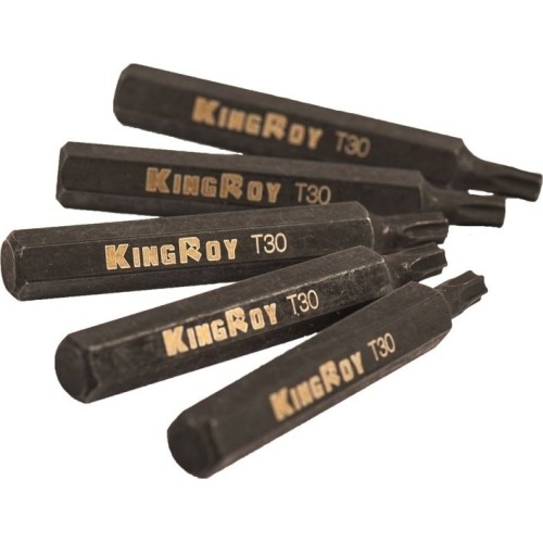 TORX bit set, (10mm) 5pcs - T55 x 75mm