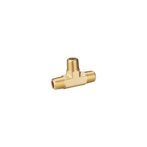 T-type connector M. Ext. thread 1/4" x M. Ext. thread 1/4" x M. Ext. thread 1/4"