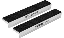 Soft vice jaws aluminium 2pcs - 100x30x10mm