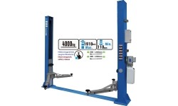 Two post hydraulic lift with electromagnetic release, 4.0t - 4.0t, 380V