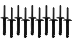 Plastic rivets 10pcs - 5.0 x 15.8 mm