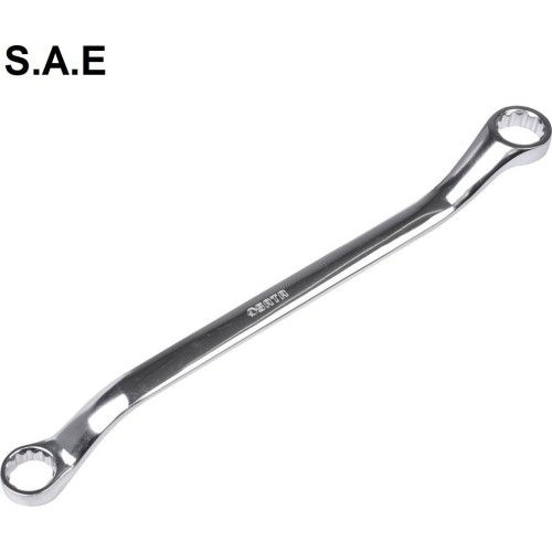 Deep offset double box end wrench (S.A.E.) - 7/8x15/16"