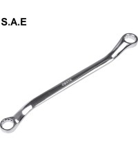 Deep offset double box end wrench (S.A.E.) - 3/8x7/16"