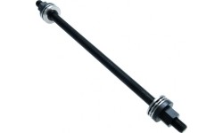 Axle with thread and bearings for pressing bushings/bearings - M10 L440mm