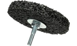 Šepetys abrazyvinis disko tipo su koteliu - 125x13x6mm