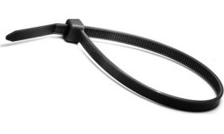 Cable tie black - 7.6x200mm (110vnt)