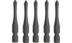1/4" (6.3mm) Dr POZIDRIV impact bit, 5pcs. - PZ 1 x 50mm