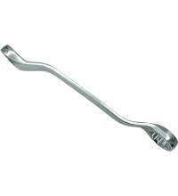 Double ended double offset ring spanner - 24 x 27mm
