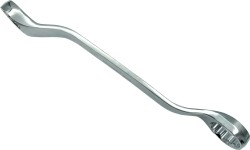 Double ended double offset ring spanner - 6 x 7mm