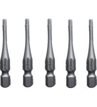 1/4" (6.3mm) Dr IMBUS impact bit, 5pcs. S2 - 2 x 50mm