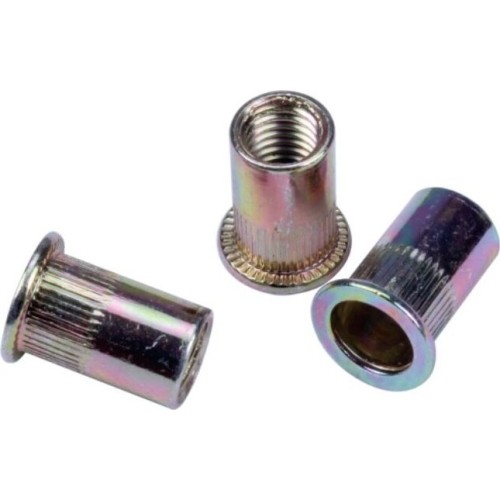 Kniedės srieginės plieninės 50vnt - M12 - 50 vnt