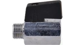 Valve ball Ext. Thread - F. Int. Thread - 1/8' (iš.s.) x 1/8' (vid.s.)