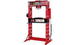 Pneumatic / hydraulic shop press with gauge 40t
