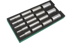 Padėklas. Prailgintų galvučių rinkinys 1/2'' 17vnt.