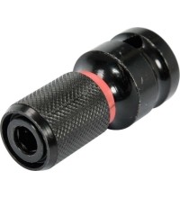 1/2" Dr. Impact adapter for bits HEX 1/4"