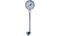 Dual foot tire gauge 0-15 bar (for truck)