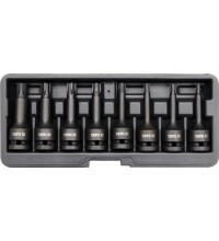 1/2" Dr. Deep bit socket impact set (RIBE) 8pcs.