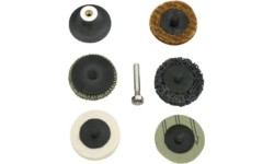 Šveitimo diskelių rinkinys (7vnt) 2 50mm su koteliu 1/4